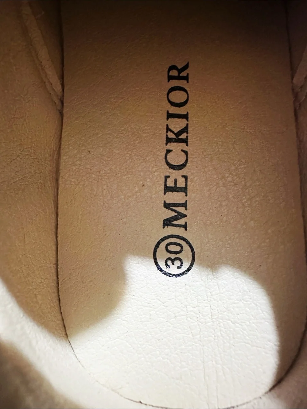 MECKIOR Toddler Boy Girl Brown Dress Wingtip Oxford PU Leather Shoes Size 11